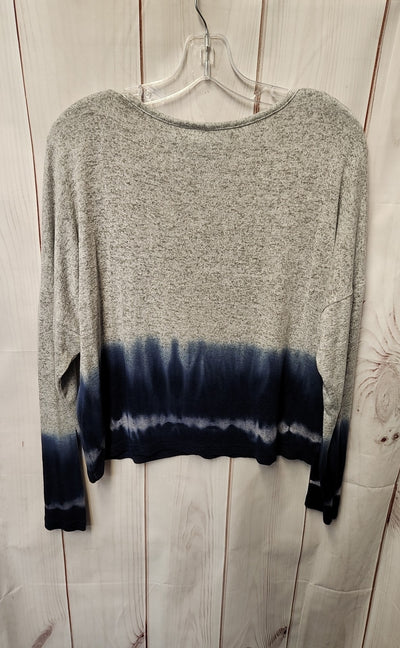 Roxy Women's Size M Gray & Blue Sweater