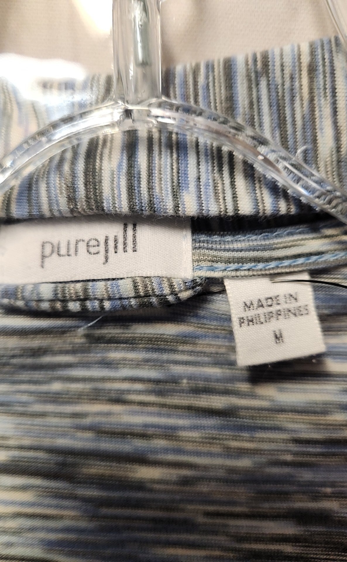 Pure Jill Women's Size M Blue Cardigan