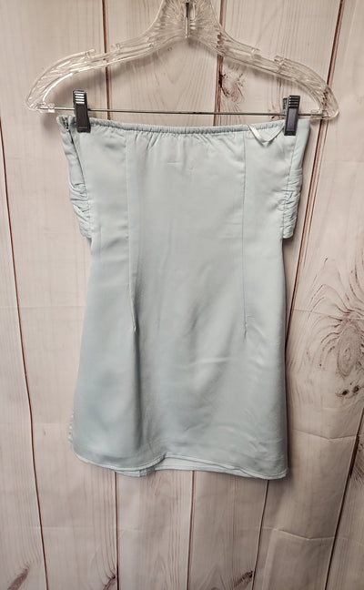 NWT Princess Polly Women's Size 2 Irena Strapless Mini Dress Light Blue