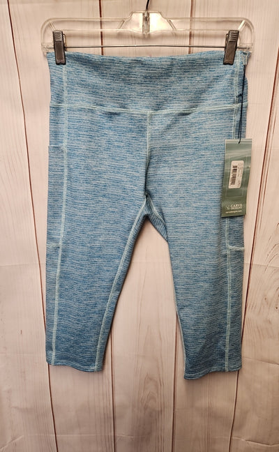 NWT Carve Designs Women's Size S Blue Active Capris