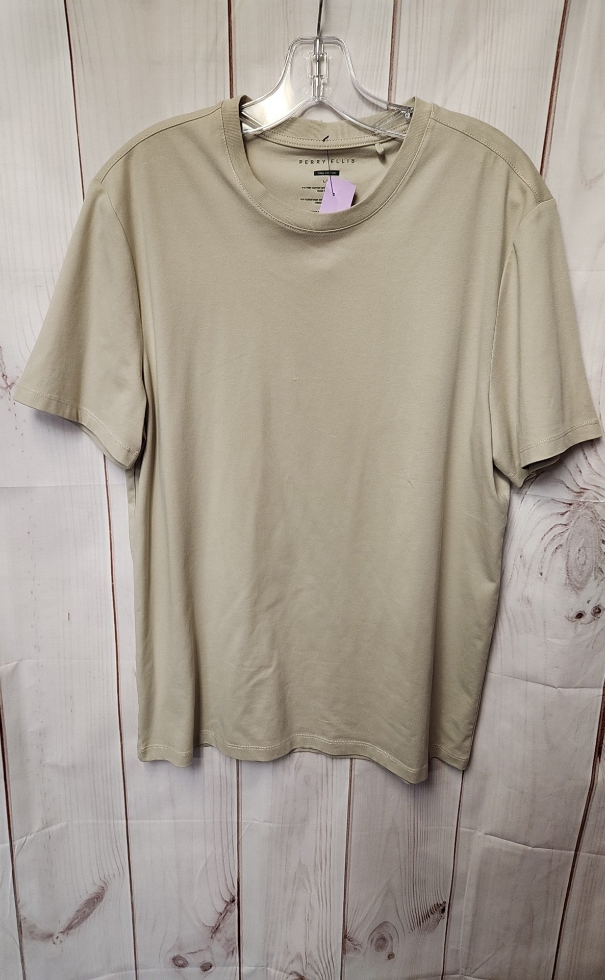Perry Ellis Men's Size L Beige Shirt