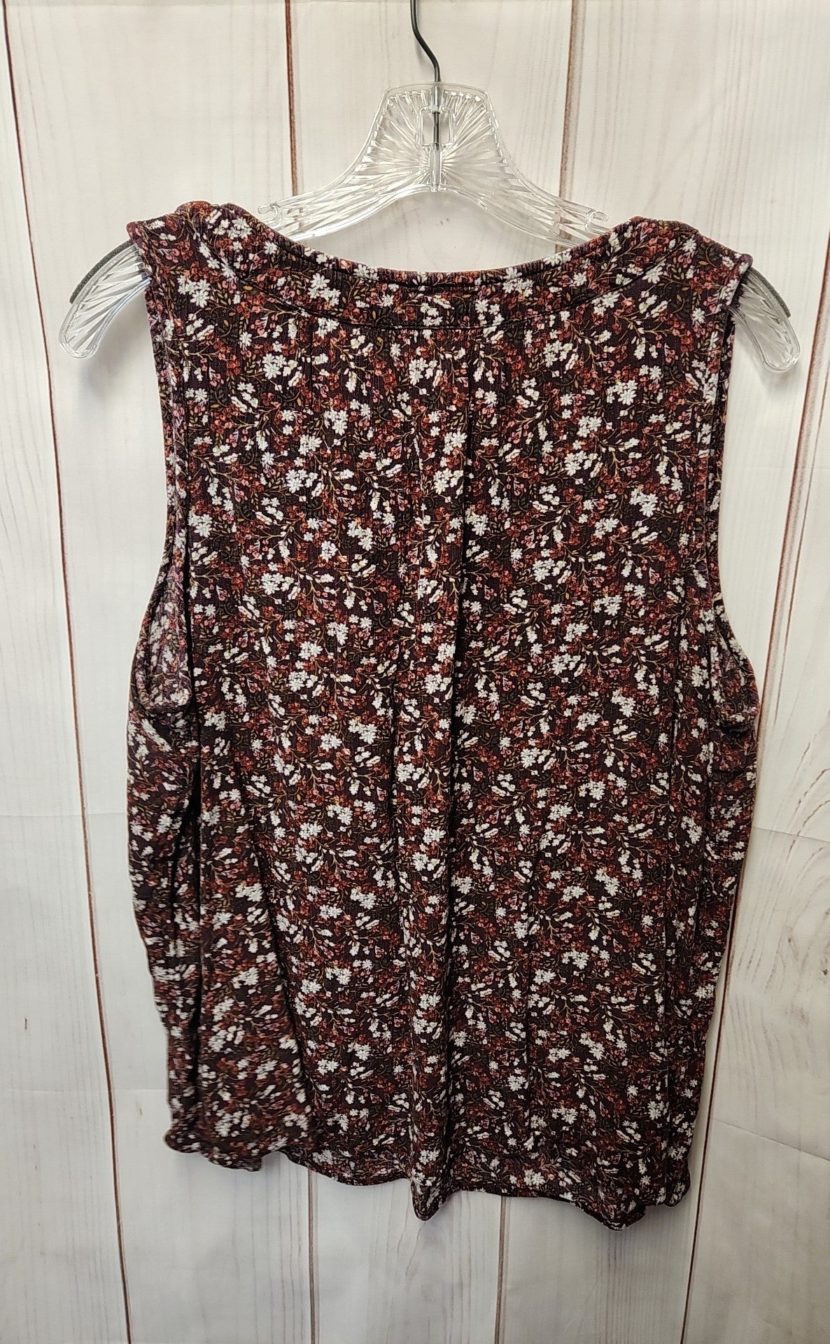 Sonoma Women's Size XXL Brown Sleeveless Top