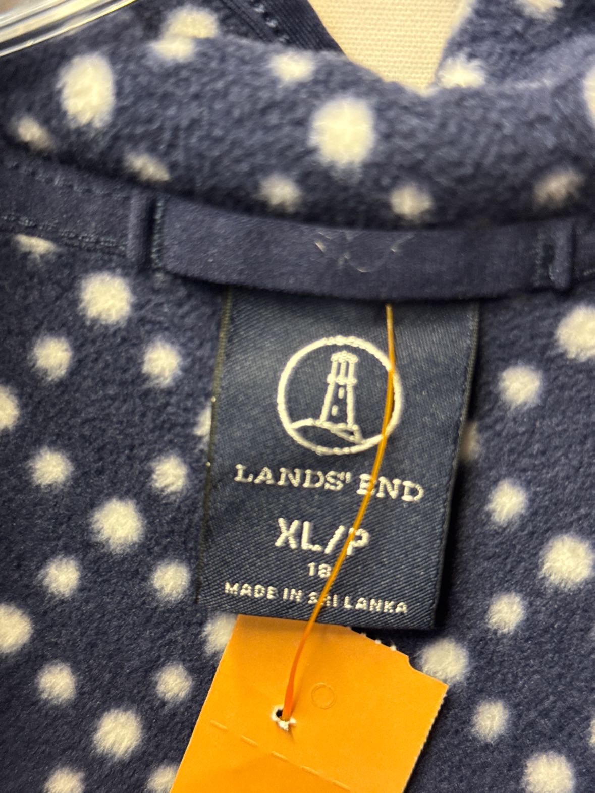 Lands End Women's Size XL Petite Navy Sweatshirt