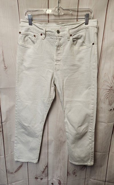 Levis Men's Size 30x26 White Jeans