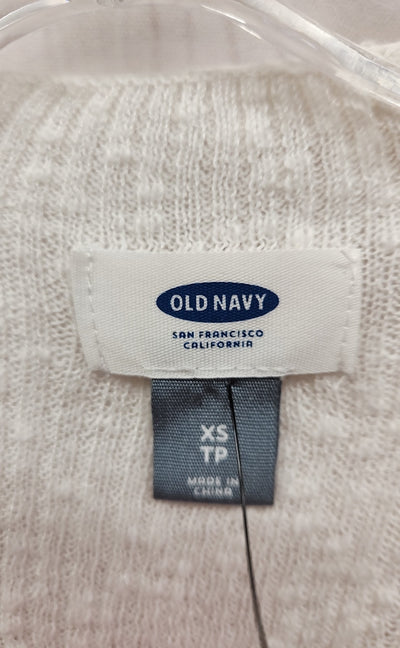 Old Navy Women's Size XS White Cardigan