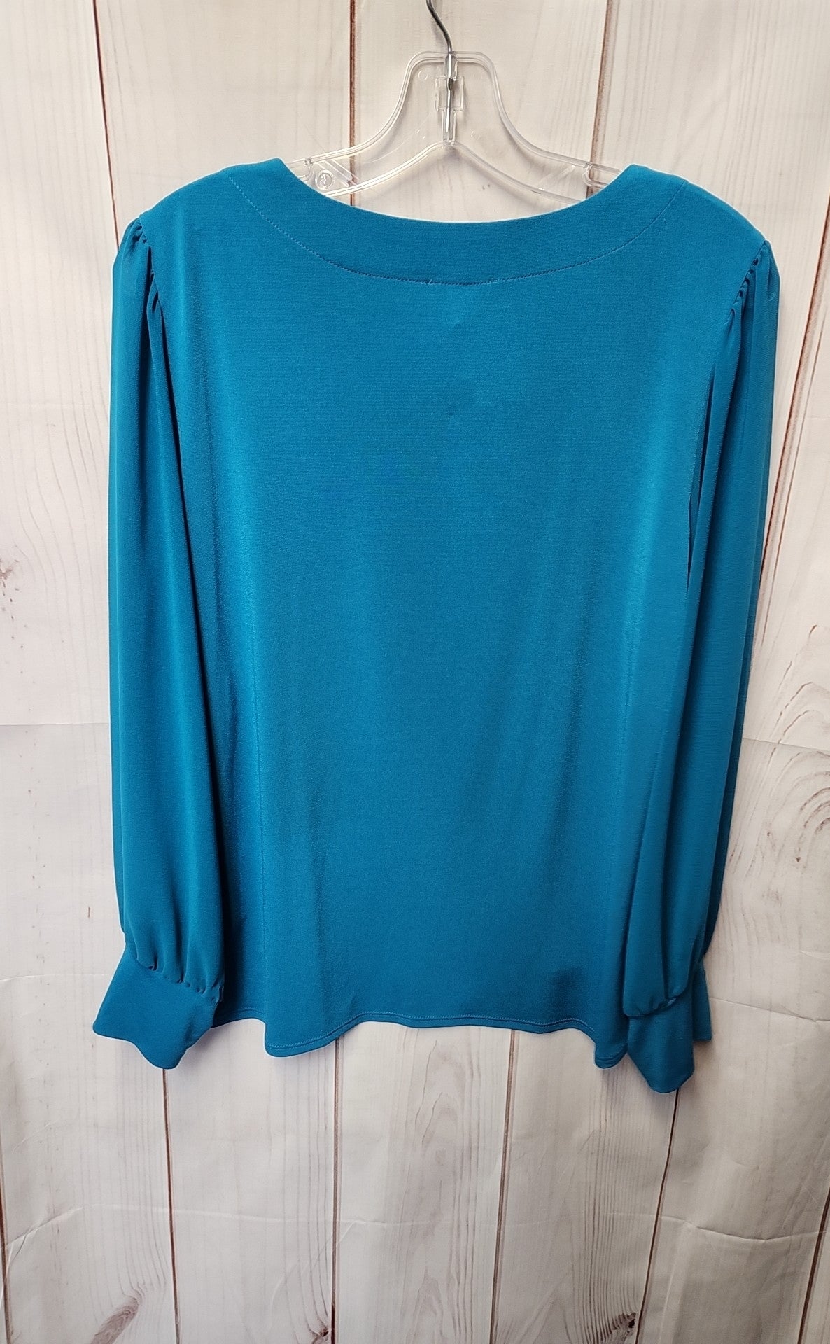 Calvin Klein Women's Size M Teal Long Sleeve Top