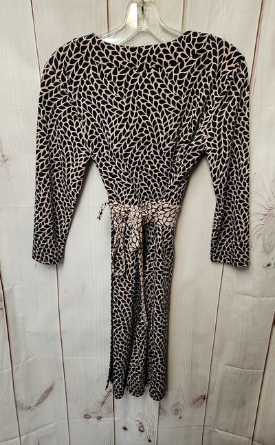 Ann Taylor Women's Size 4 Blue & Beige Dress