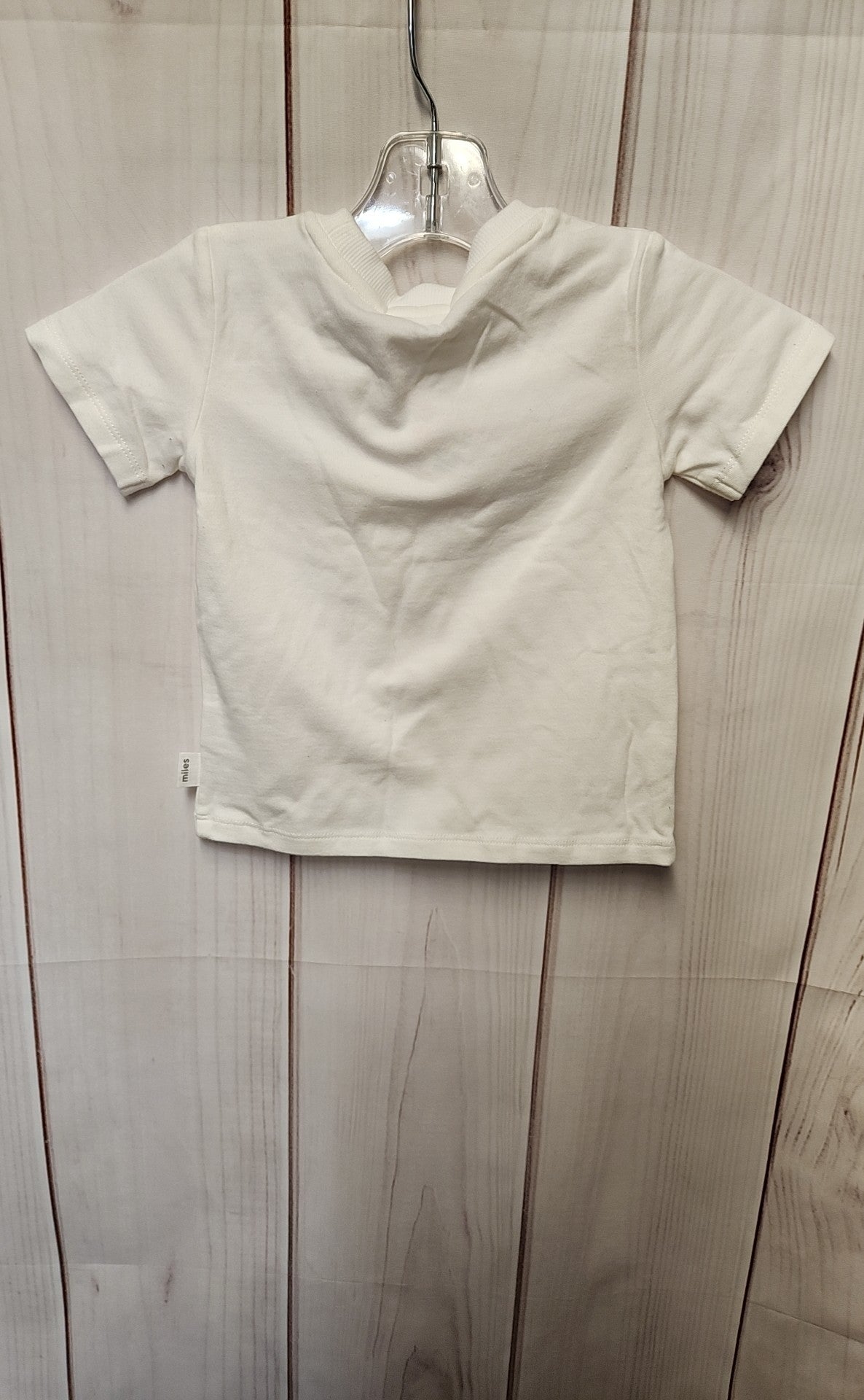 NWT Miles Boy's Size 9 Months White Shirt