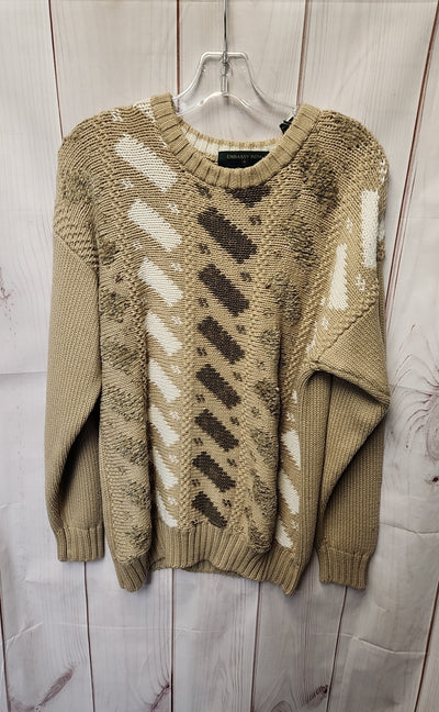 Embassy Row Men's Size M Beige Sweater