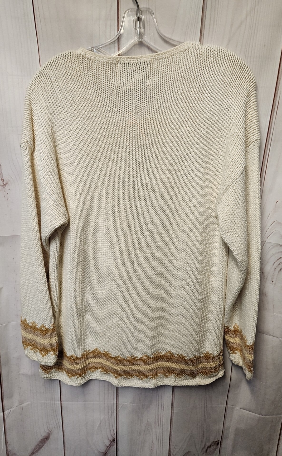 Heirloom Collectibles Women's Size M White Holiday Sweater
