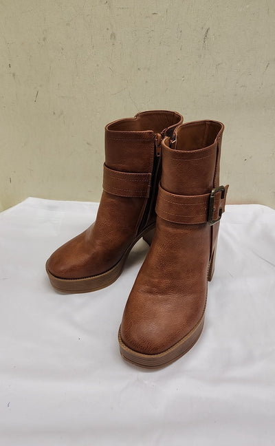 Yoki Women's Size 8 Brown Boots Shoes