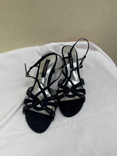 Nina Women's Size 8 Black Sandals Shoes