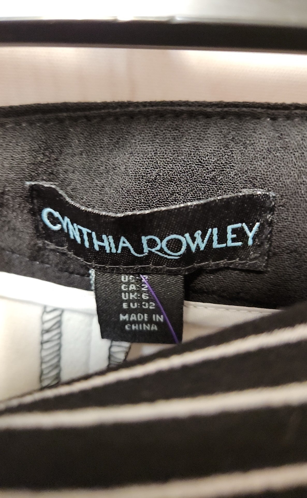 Cynthia Rowley Women's Size 2 White & Black Shorts
