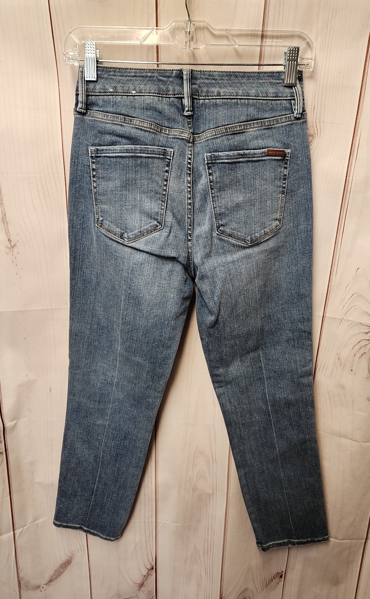 White House Black Market Women's Size 25 (0) Blue Jeans The Straight Crop