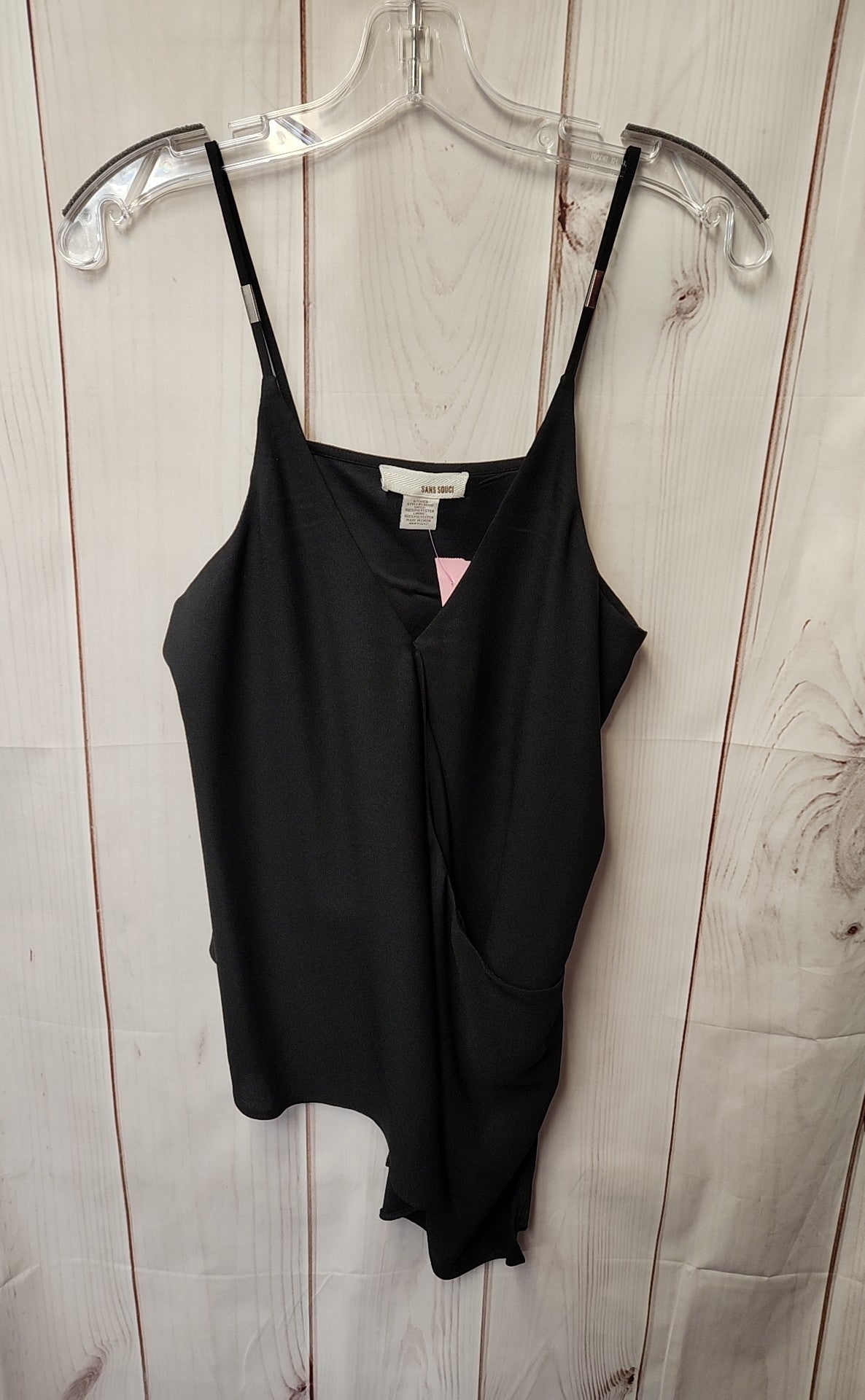 Sans Souci Women's Size S Black Sleeveless Top