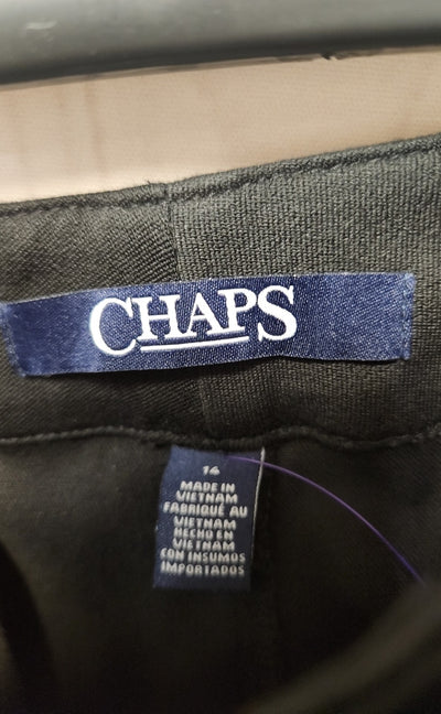 Chaps Women's Size 14 Black Pants