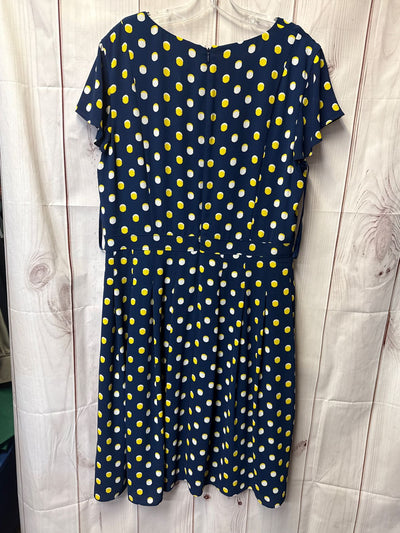 NWT Talbots Women's Size 16 Navy Dress