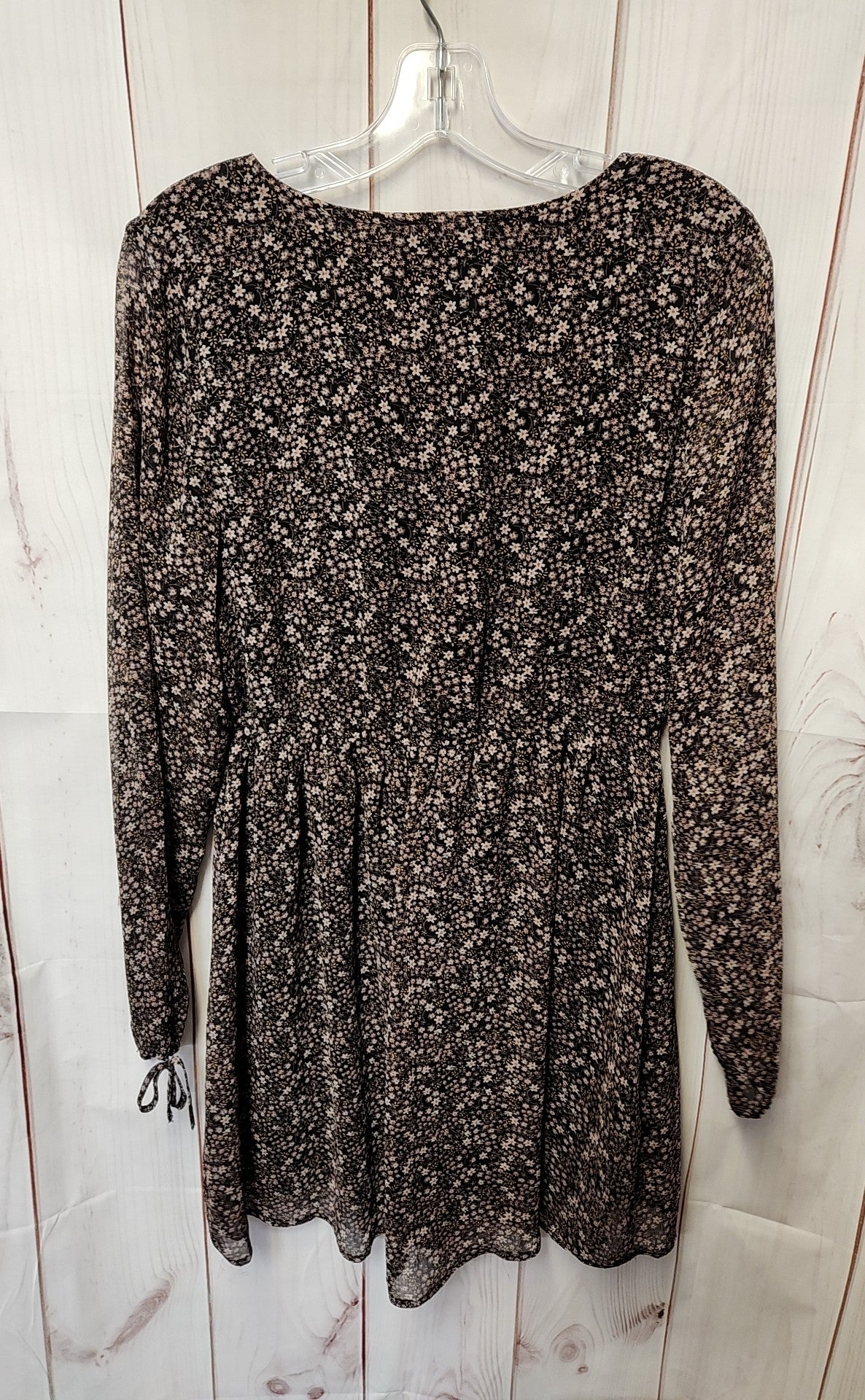 Maurices Women's Size S Black & Brown Floral Dress