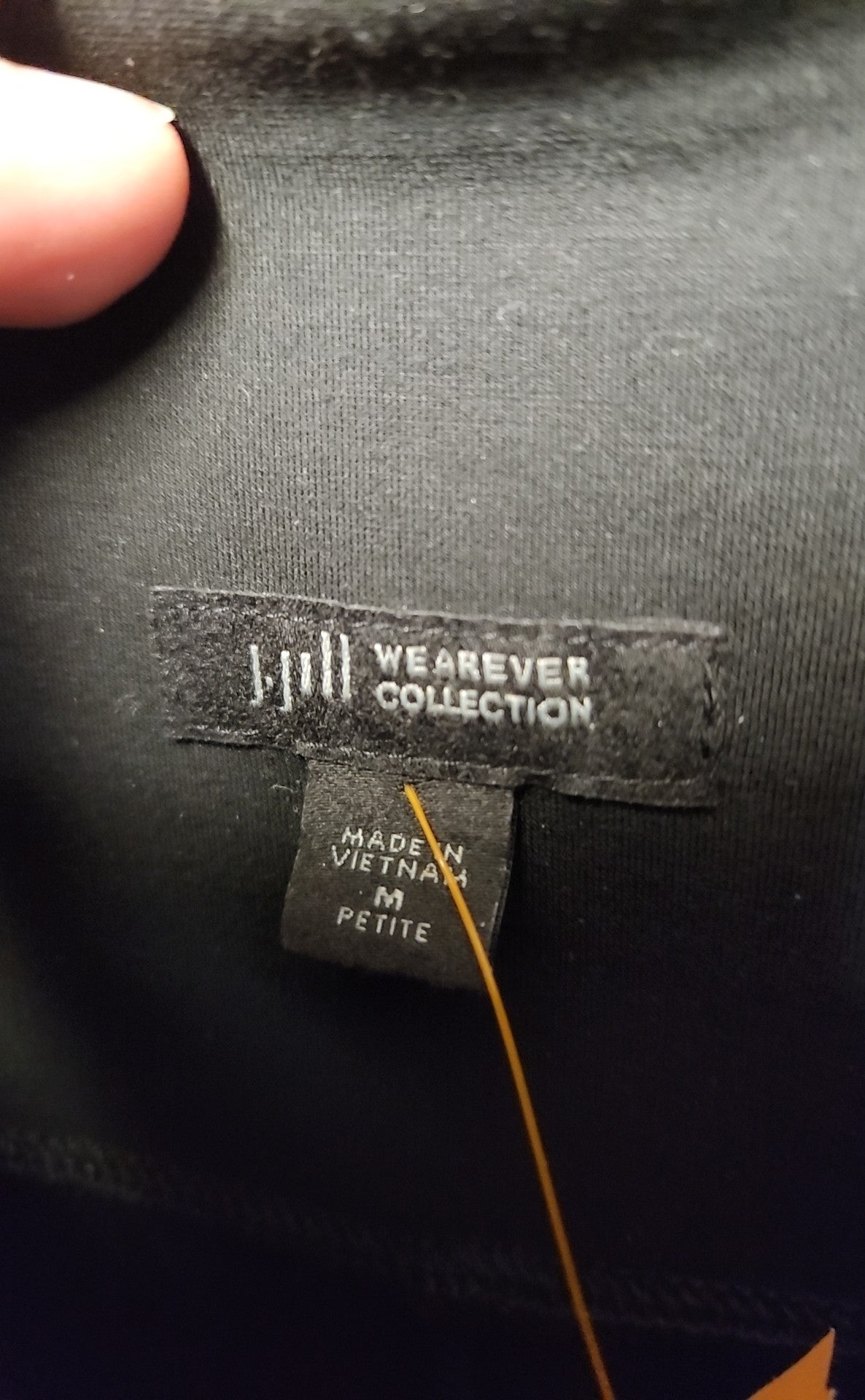 J Jill Wearever Collection Women's Size M Petite Black Skirt