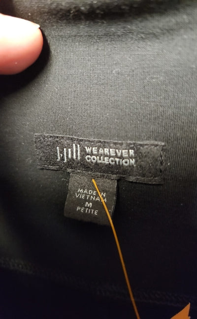 J Jill Wearever Collection Women's Size M Petite Black Skirt