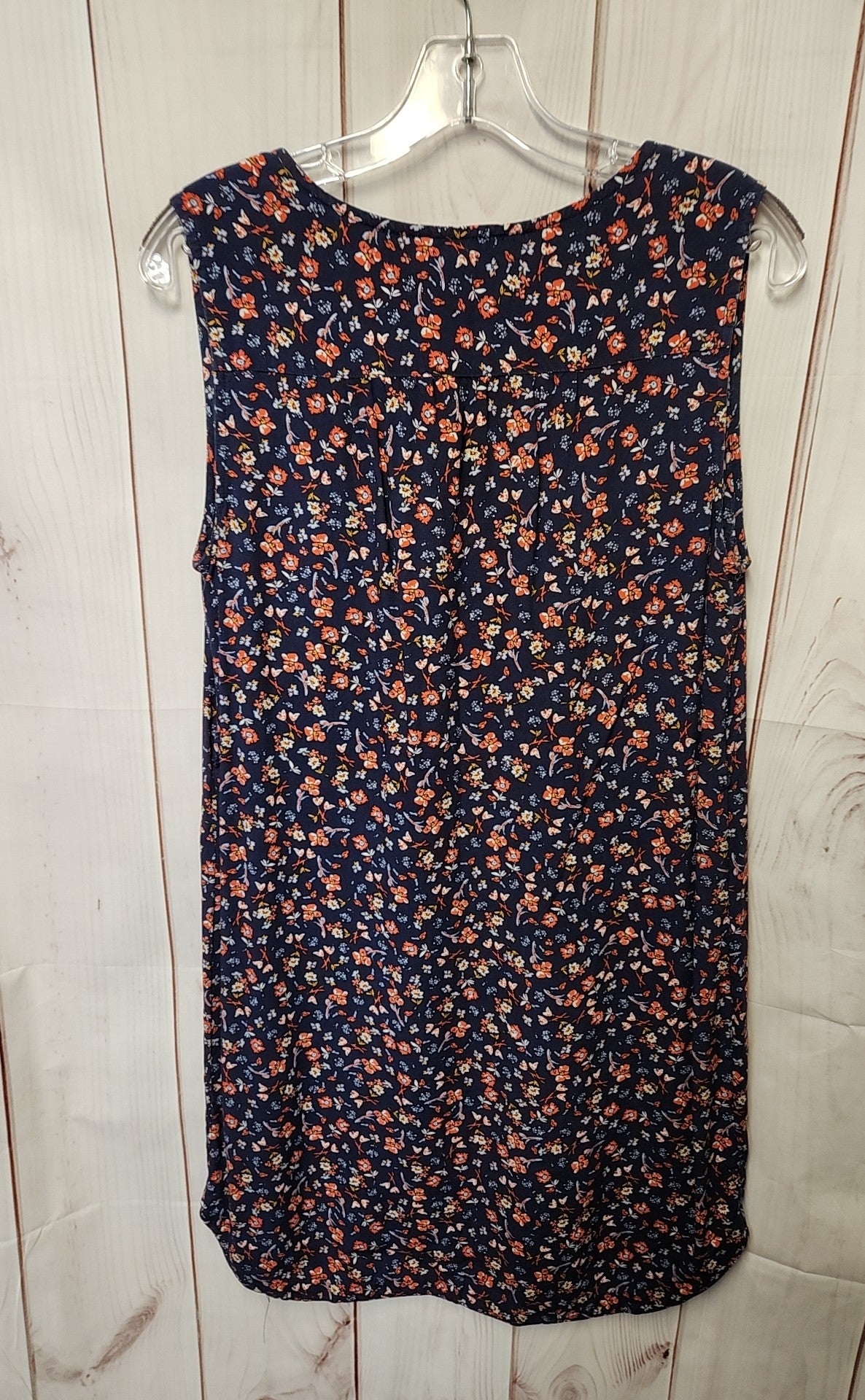 Beach Lunch Lounge Women's Size S Navy Floral Dress