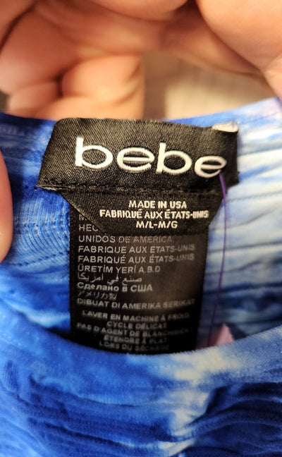Bebe Women's Size M/L Blue Dress