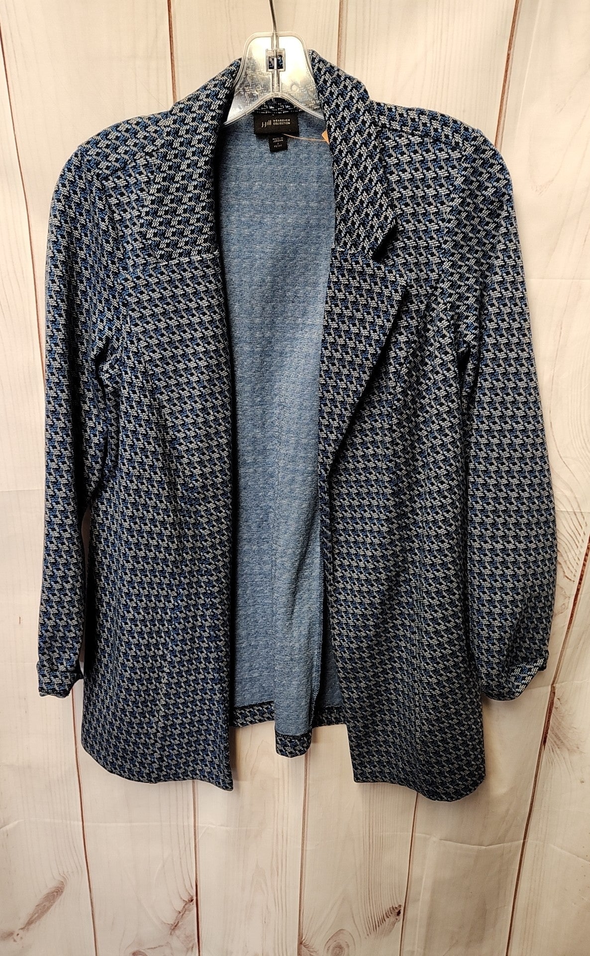 J Jill Wearever Collection Women's Size S Petite Navy Cardigan