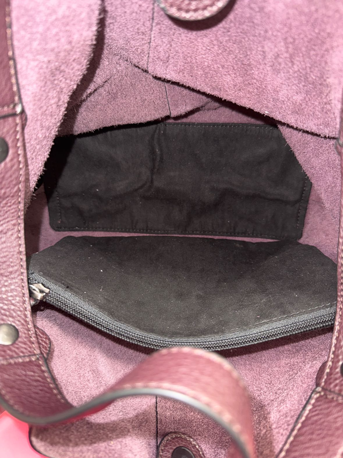 NWT Vince Camuto Nikki Small Purple Tote Bag