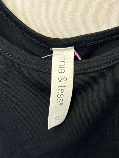 Mia & Tess Women's Size XL Black Sleeveless Top