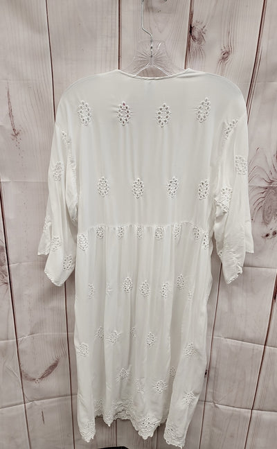 Women's Size S White Cover-Up