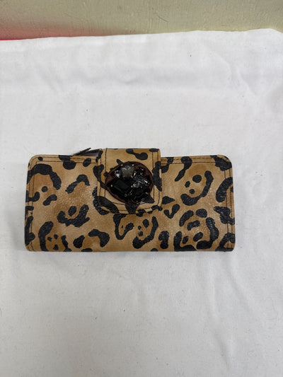 Jessica Simpson Brown Leopard Print Wallet