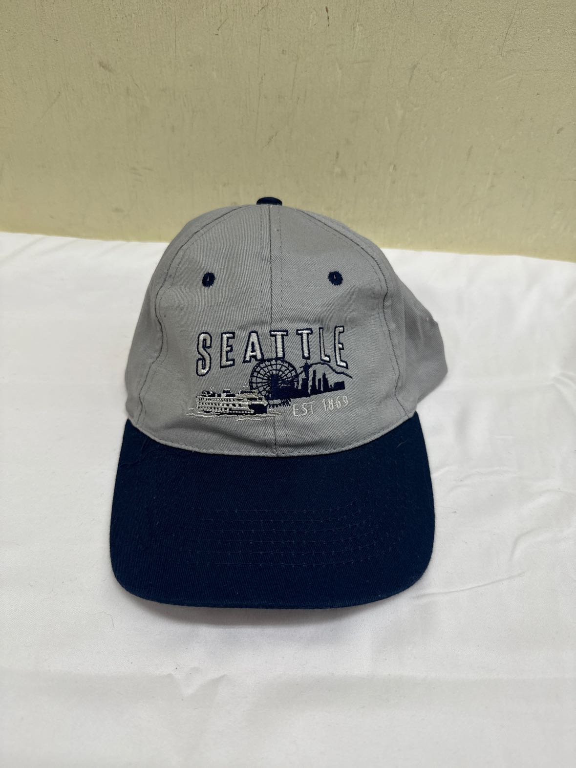 Seattle Size Adjustable Gray Hat