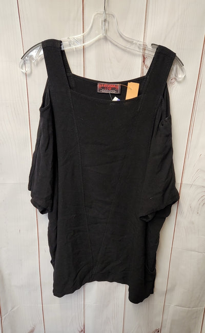 Tienda Ho Women's Size One Size Black Cold Shoulder Top