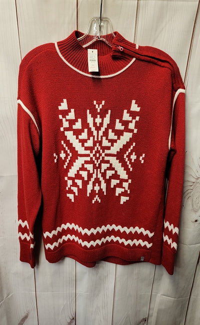 NWT Talbots Women's Size M Petite Red Sweater