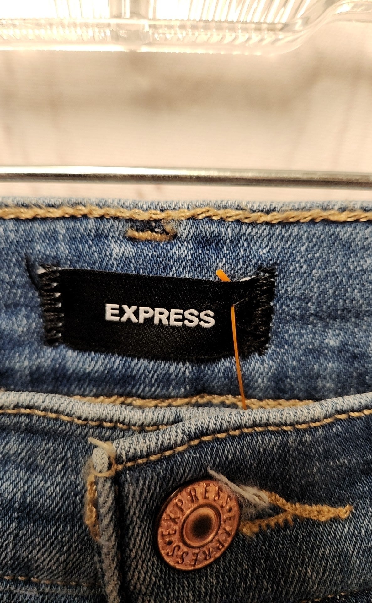 Express Women's Size 25 (0) Blue Jeans Skinny Mid Rise