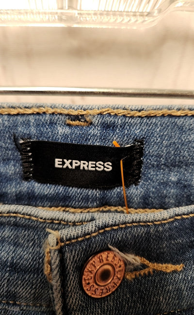 Express Women's Size 25 (0) Blue Jeans Skinny Mid Rise