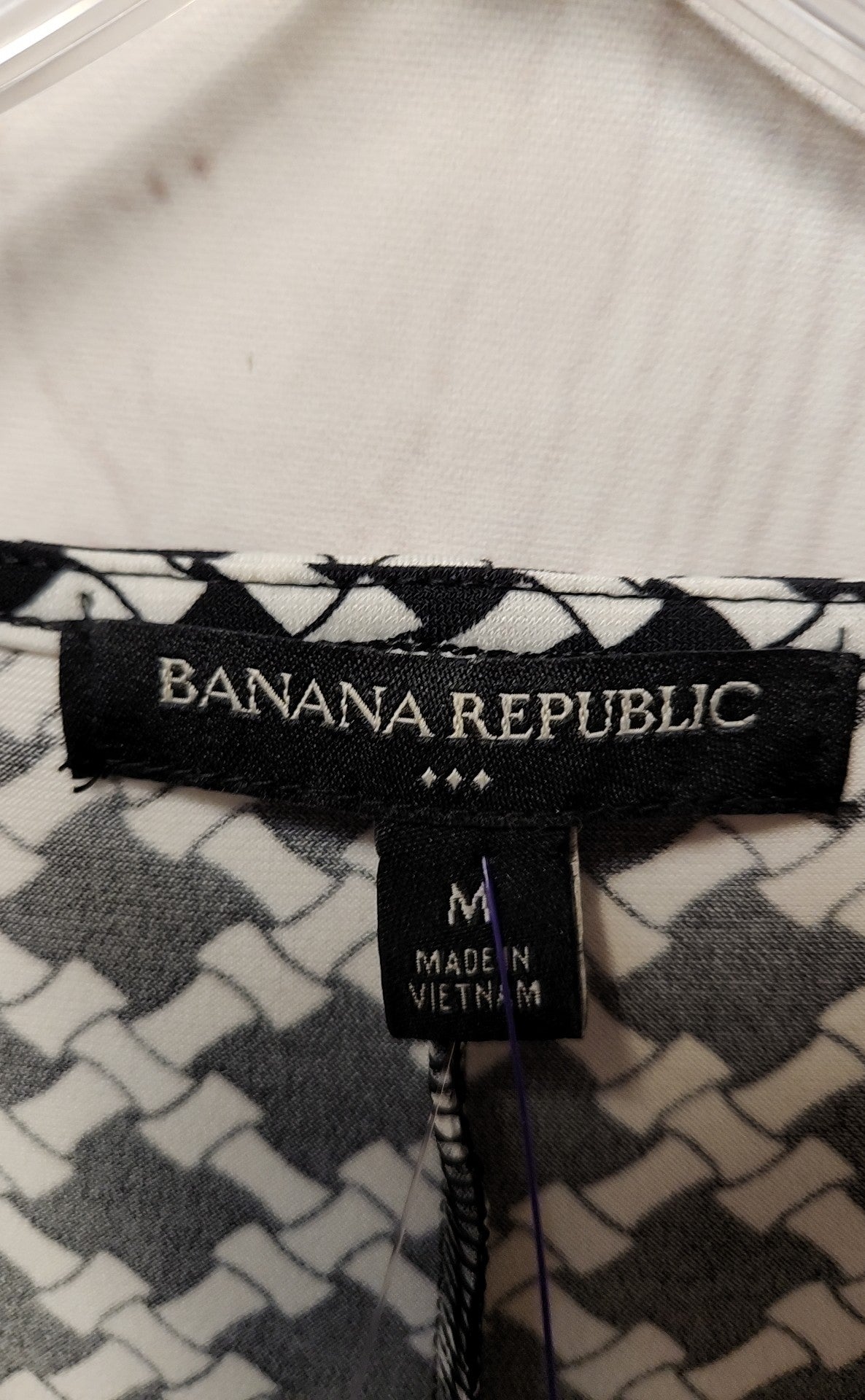 NWT Banana Republic Women's Size M White & Black Dress