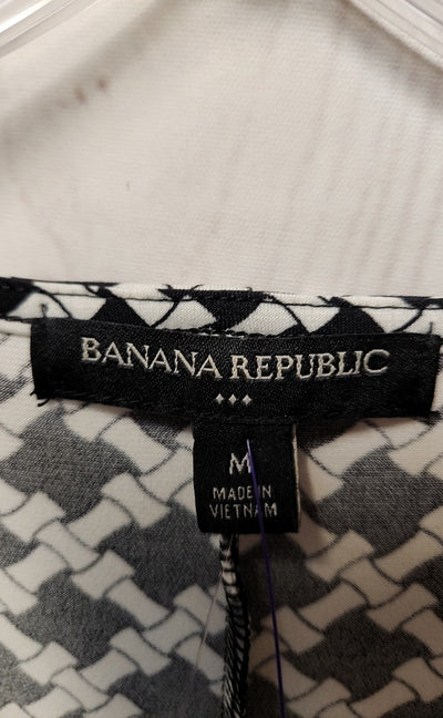NWT Banana Republic Women's Size M White & Black Dress