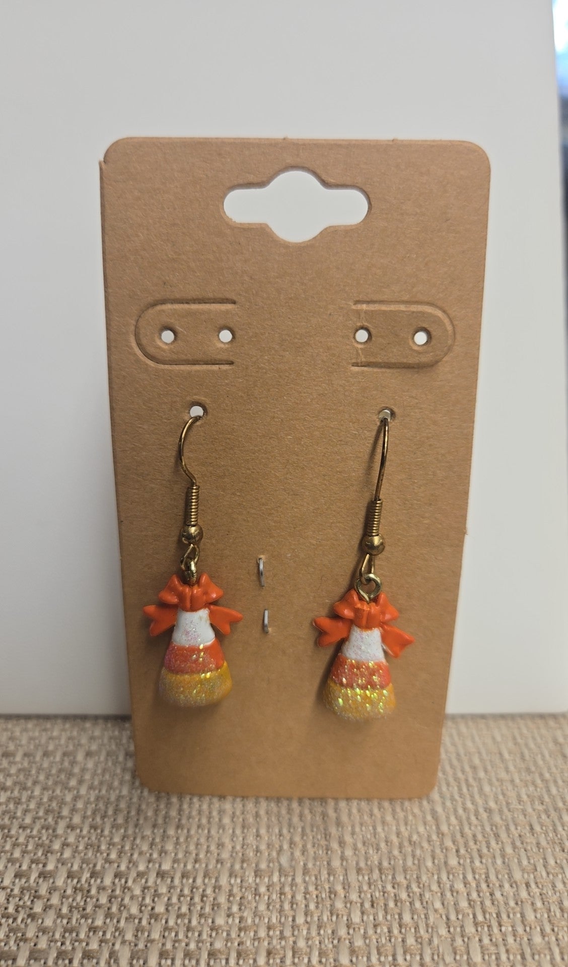 Candy Corn Earrings