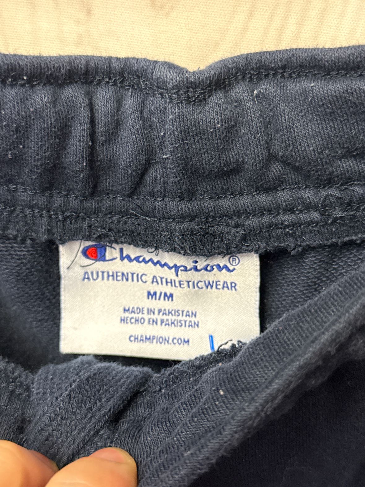 Champion Men's Size M Navy Blue Jogger Sweatpants