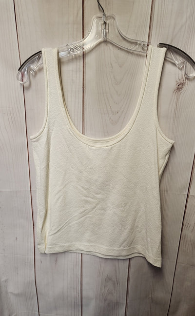 NWT Club Monaco Women's Size M White Sleeveless Top