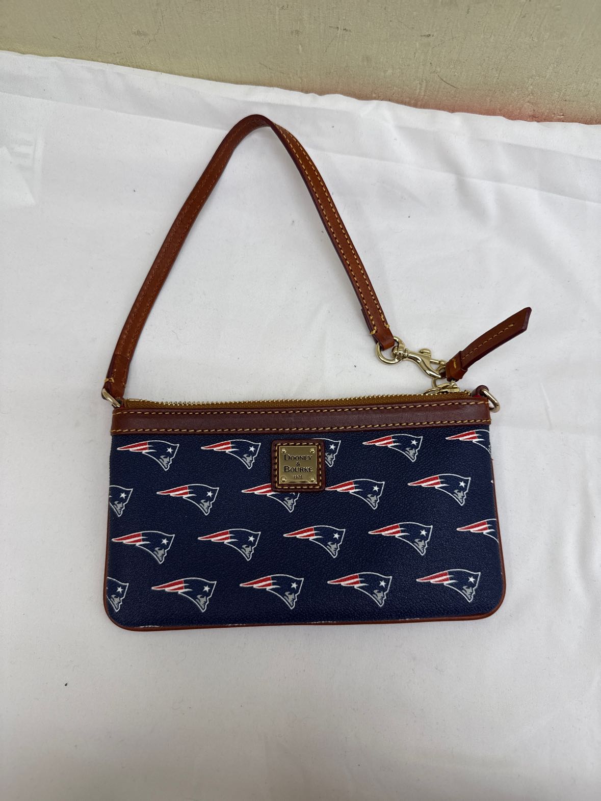 Dooney & Bourke Patriots Navy Wristlet