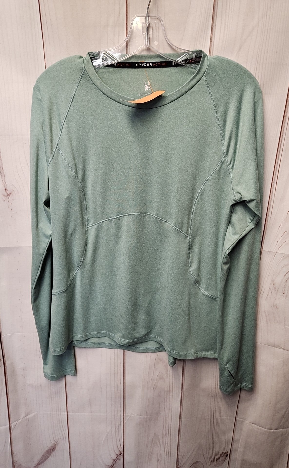 Spyder Women's Size L Green Long Sleeve Top