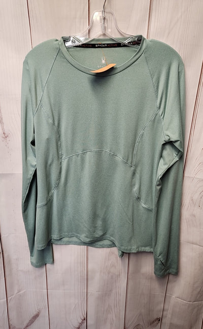 Spyder Women's Size L Green Long Sleeve Top