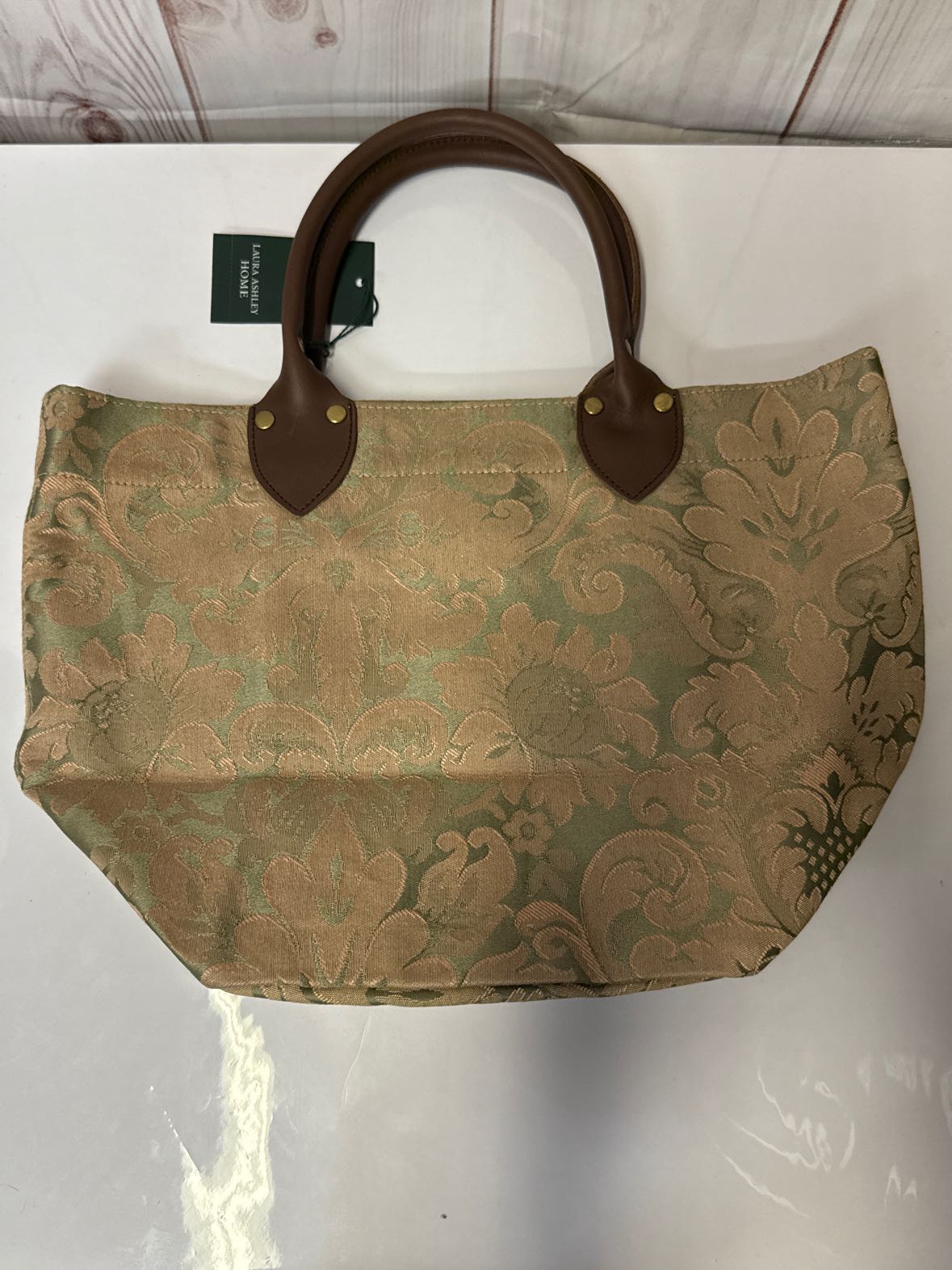 NWT Laura Ashley Green Tote Bag