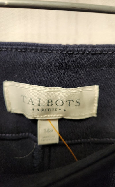 Talbots Women's Size 14 Petite Navy Pants