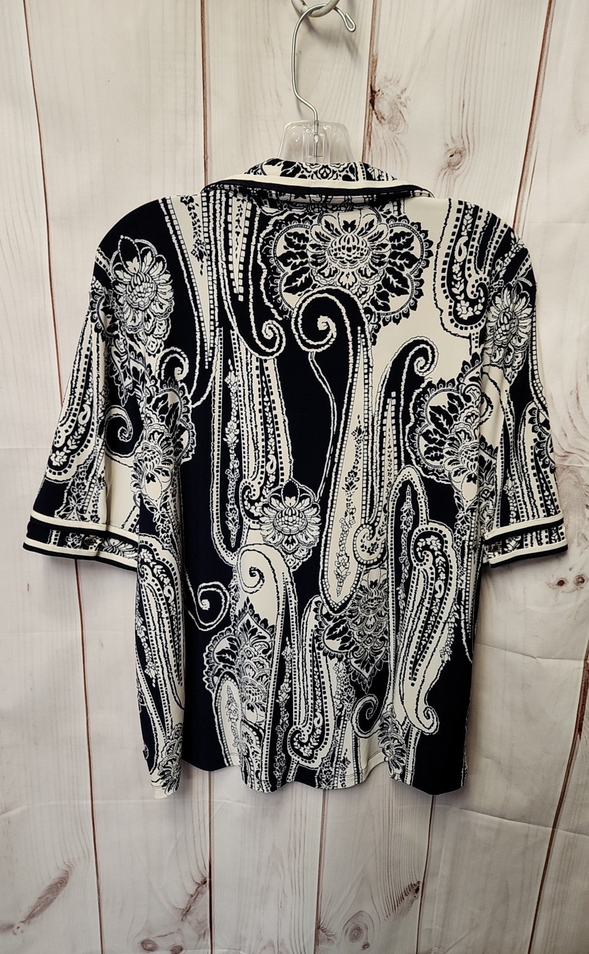 NWT Nautica Women's Size XL Navy Short Sleeve Top