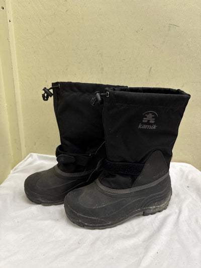 Kamik Boy's Size 5 Black Boots
