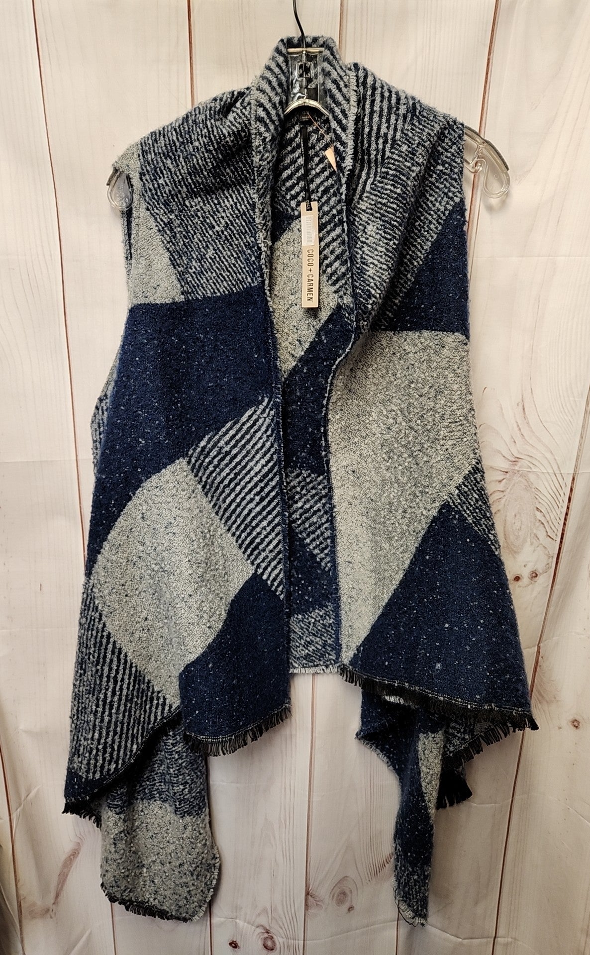 NWT Coco & Carmen Women's Size One Size Blue Cardigan