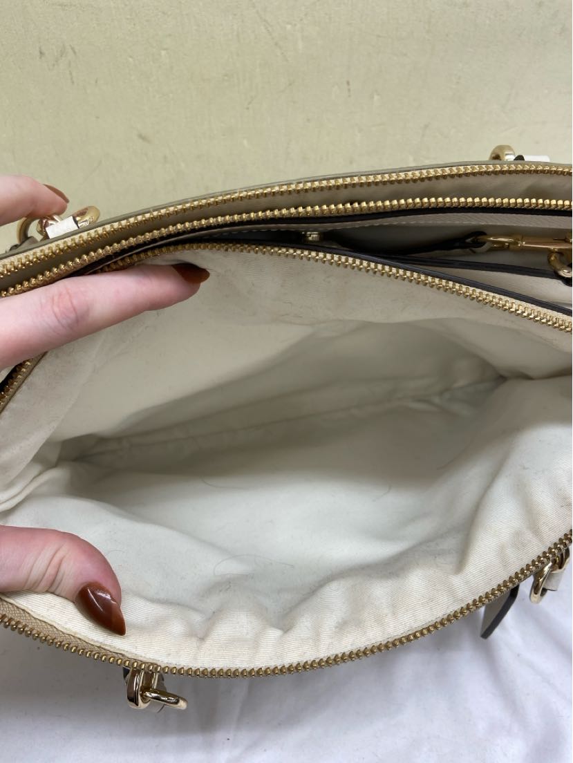 Coach 36721 Christie Carryall Signature Large Tan Leather Tote Bag